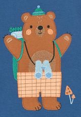 Fred s World by Green Cotton Langarmshirt Unifarben blau 86 - 2