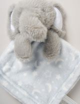 Snuggle Tots Doudou mouchoir Lapin Étoiles Gris - 1