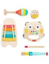 Mattel Fisher-Price 6 Teile Musik-Set Eule Holz 2+ Jahre bunt - 2