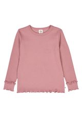 Müsli by Green Cotton Langarmshirt Unifarben rosa 128 - 0