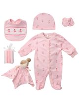 Rock A Bye Baby Boutique 8 Teile Set Fee rosa 50/56 (Neugeborene) - 0