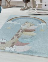 Teppich Giraffe blau 80x150 - 1