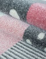 Teppich Wolke Zickzack pink 80x150 - 4