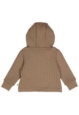 Müsli by Green Cotton Babyjacke Unifarben braun 50 - 1