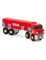 Brio 6 Teile Holzeisenbahn Zubehör Holztransporter mit Magnetladung CE-zertifiziert 15,7x5x3,4 cm 3+ Jahre rot - 1