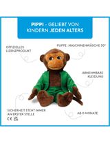 Pippi Peluche Monsieur Nilsson Conformité Européenne (CE) 23 cm 0+ mois Multicolore - 3