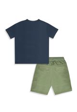 Denokids Set Print blau 140 - 1