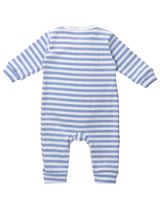 Makoma Strampler Streifen blau 56 (Neugeborene) - 1