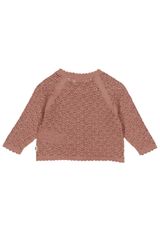 Müsli by Green Cotton Babystrickjacke Unifarben rosa 98 - 1