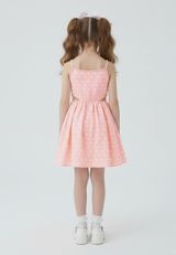 Denokids Kleid Gepunktet pink 104 - 3