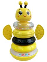 Kids Euroswan Frootimals Ringpyramide Biene Bizzy LemonBee 23x17x12 cm 9+ Monate gelb - 0