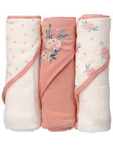 Snuggle Tots 6 Teile Set Blume 71x71 cm weiß - 1