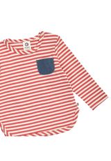 Green Cotton BabyLangarmt-Shirt rot 92 - 2
