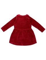 Villervalla Kleid Velours rot 140 (9-10 Jahre) - 1