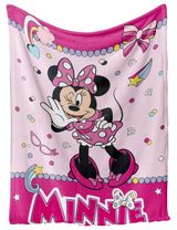 Disney Decke Minnie Mouse Fleece 100x140 cm rosa - 0