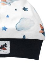 NINI Mütze Flugzeug weiß - 1