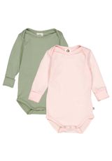 Müsli by Green Cotton Langarmbody Unifarben multicolor 74 - 0