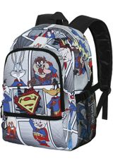 Warner Bros. Looney Tunes Super Tunes-FAN Fight 2.0 44x31x18 cm grau Onesize Kinder - 0