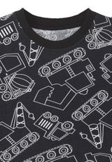 Denokids Print schwarz 110 - 3
