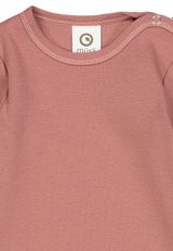 Müsli by Green Cotton Langarmbody Unifarben rosa 56 - 2