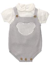 Rock A Bye Baby Boutique 2 Teile Set Bär weiß - 0