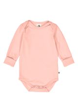 Green Cotton Langarmbody rosa 56 - 0