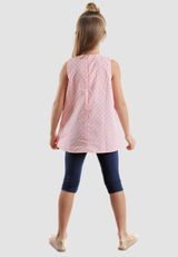 Denokids CFF-19Y1-155 Hello Rabbit pink Tunic Set Mädchen pink 104 - 8