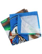 Sega Handtuch Sonic 30x30 cm blau - 1