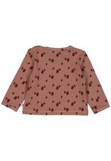Müsli by Green Cotton Babylangarmshirt Print rosa 80 - 1