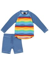 Villervalla 2 pièces Maillot de bain Rayures Bleue 7-8A (122-128 cm) - 0