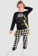 Denokids Unifarben schwarz 104 - 7