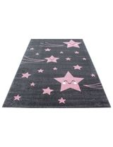 Teppich Sternschnuppe Sterne rosa 80x150 - 0