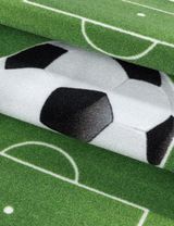 Teppich Fußball Spielfeld Antirutsch grün 80x120 - 5