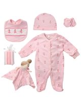 Rock A Bye Baby Boutique 8 Teile Set Fee rosa - 0