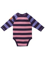 Villervalla Body Sterne Streifen rosa 56 (Neugeborene) - 1