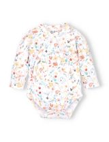 NINI Wickelbody Floral weiß - 0