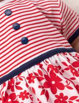 Baby Sweets 3 Teile Set Floral rot 3-6 Monate (68) - 5