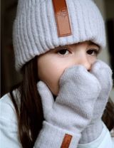 BabyMocs Handschuhe Fleece braun Onesize Kinder - 6