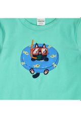 Green Cotton T-Shirt gruen 86 - 2