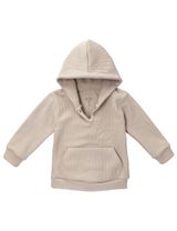 MaBu Kids Hoodie taupe 92 (18-24 Monate) - 1