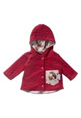 Land-Juwelen Strickjacke Alloverprint rot 62 - 0