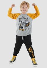 Denokids Play Allday T-Shirt & Pants Set Jungen grau 110 - 7