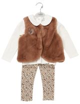 Lily & Jack 3 pièces Ensemble Love Floral Blanc - 1