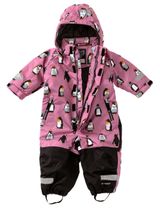 Villervalla Schneeanzug Pinguin Wasserdicht (8000mm) rosa 80 (9-12 Monate) - 1