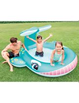 Intex Planschbecken Wal Wasserkapazität 200 Liter 201x196x91 cm 2+ Jahre blau - 2