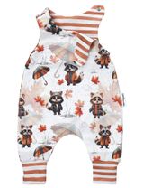 Land-Juwelen Grenouillère Raton laveur Fait main Blanc Naissance (50 cm) - 1