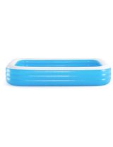 Bestway Familienpool 3-Ring Wasserkapazität: 1161 Liter 305x183x56 cm 6+ Jahre blau - 1