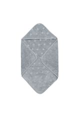 Green Cotton Kapuzenhandtuch grau Onsesize Babys - 0