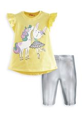Denokids Print gelb 104 - 0
