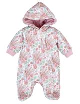NINI Strampler Blume Kapuze rosa 68 (3-6 Monate) - 0